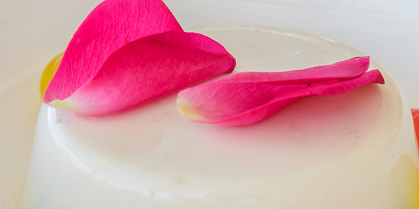 Rose Lychee Panna Cotta - I Quit Sugar
