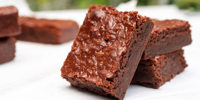 Double Choc Raspberry Brownies