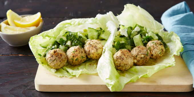 Lentil Meatball Wraps