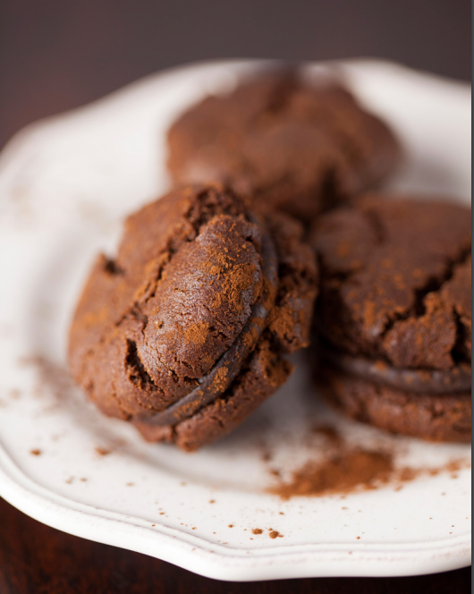 Ganache-Filled Brownie Bites