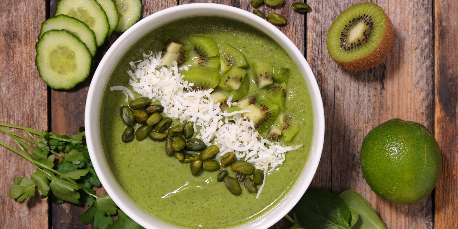 Gut-Loving Green Ginger Smoothie Bowl