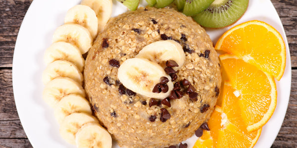 Banana & Choc Chip Baked Oats | I Quit Sugar