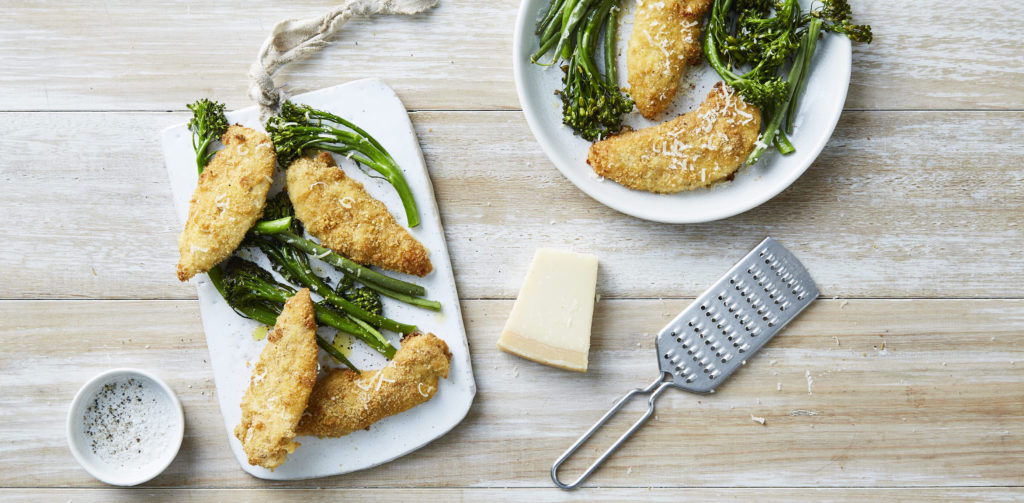Crunchiest Cheese-Rind Crusted Chicken