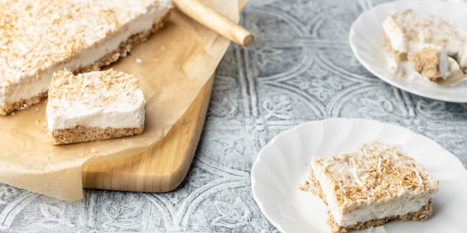 Nutty Coconut Slice
