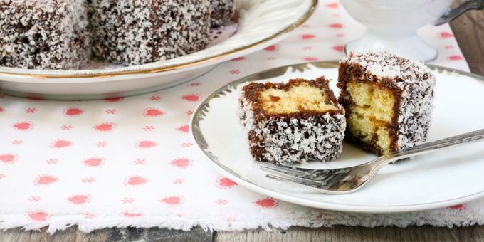 Low-Sugar Lamingtons