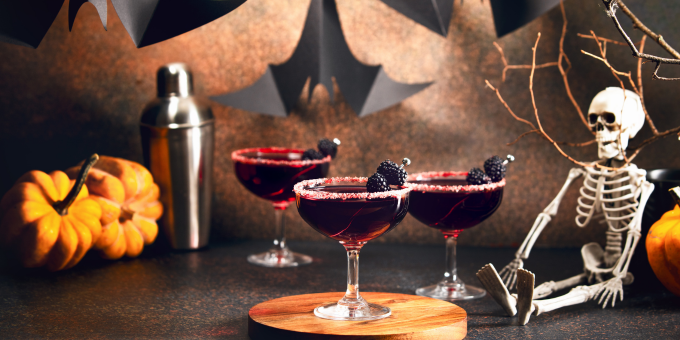 Bloody Good Halloween Mocktail