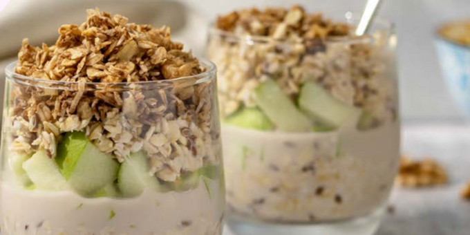 Apple Crumble Overnight Oats