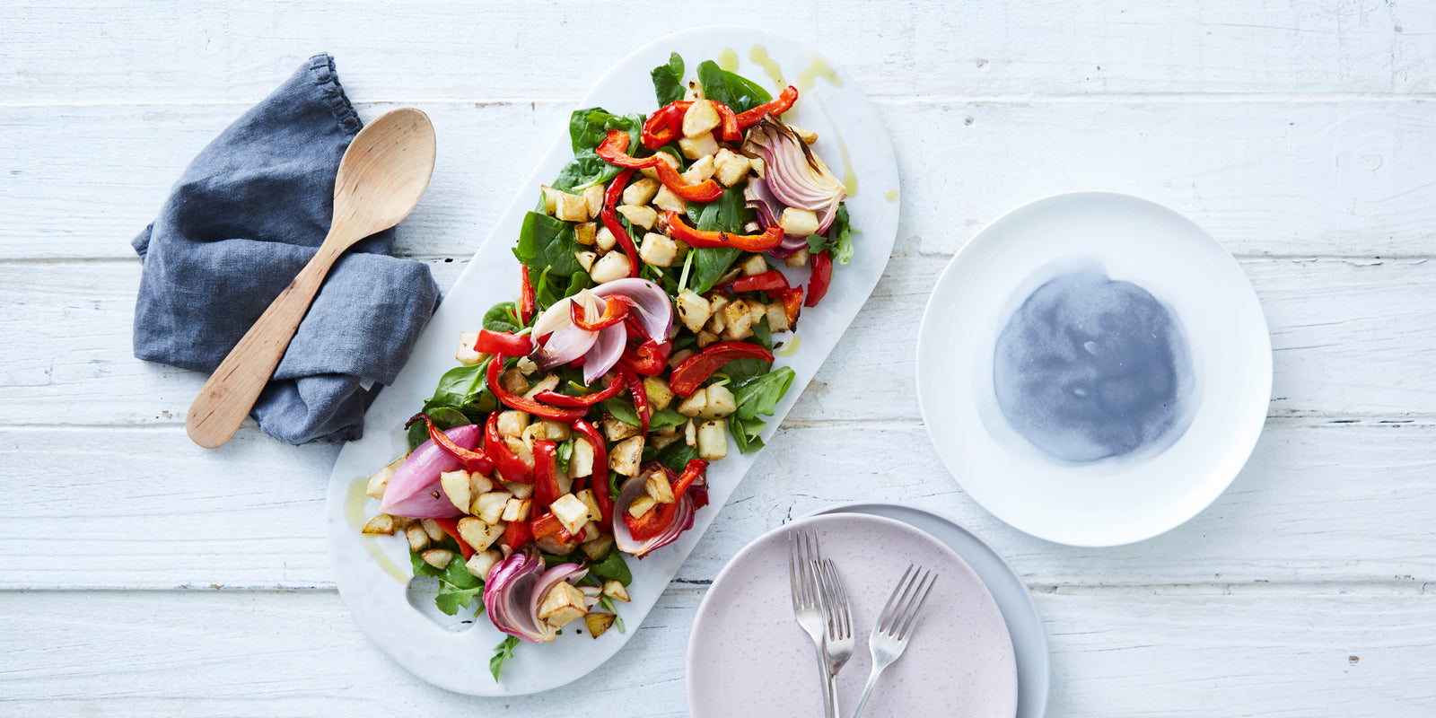 Crunchy Roast Potato Salad
