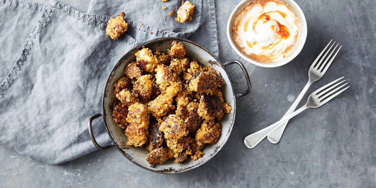 Curried Popcorn Chicken + Sweet Chilli Swirl