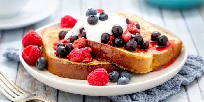 French Toast with Yoghurt and Berries