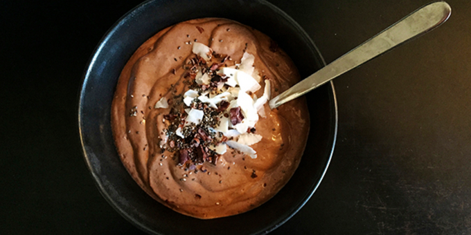 Cacao and Coconut Smoothie