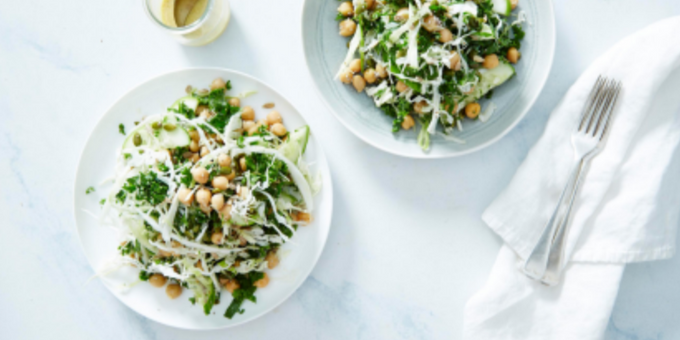 Green Crunch Chickpea Salad