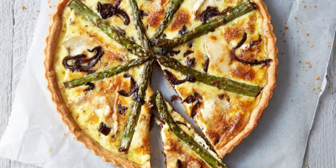 Asparagus and Spinach Quiche
