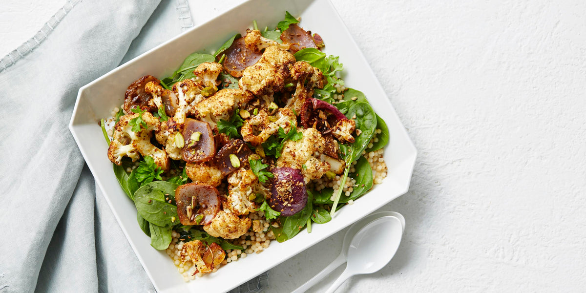 Israeli Cauliflower Salad with Superfood Dukkah