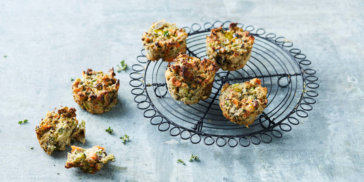 Leftover Roast Stuffin’ Muffins