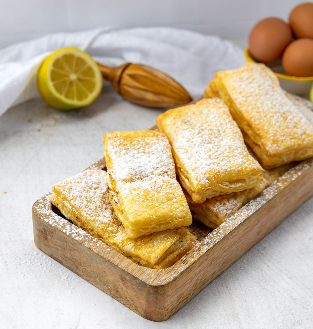 Lemon Square Rice Puffs Airfryer Lemon Puffs - I Quit Sugar