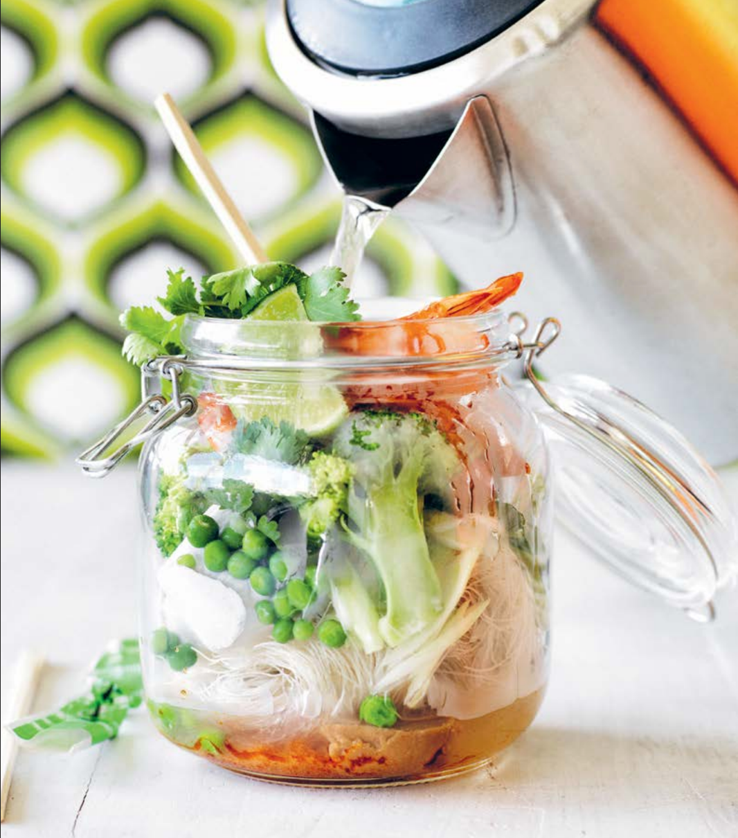 2 Minute Desk Lunch Noodles