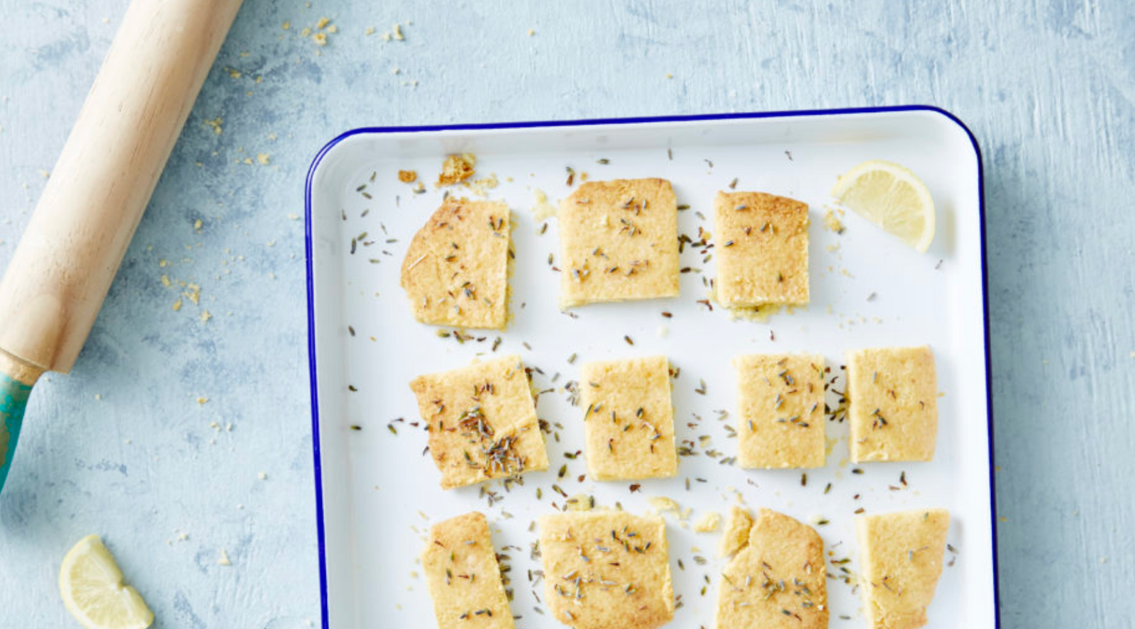 Fruity Floral Shortbread