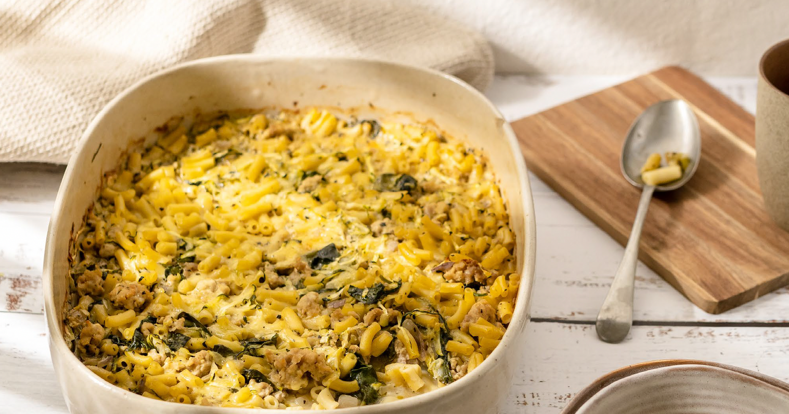 Chicken & Macaroni Cheese Bake