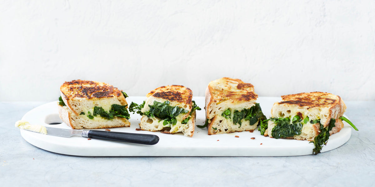 Veggie-Packed Garlic Bread Toastie