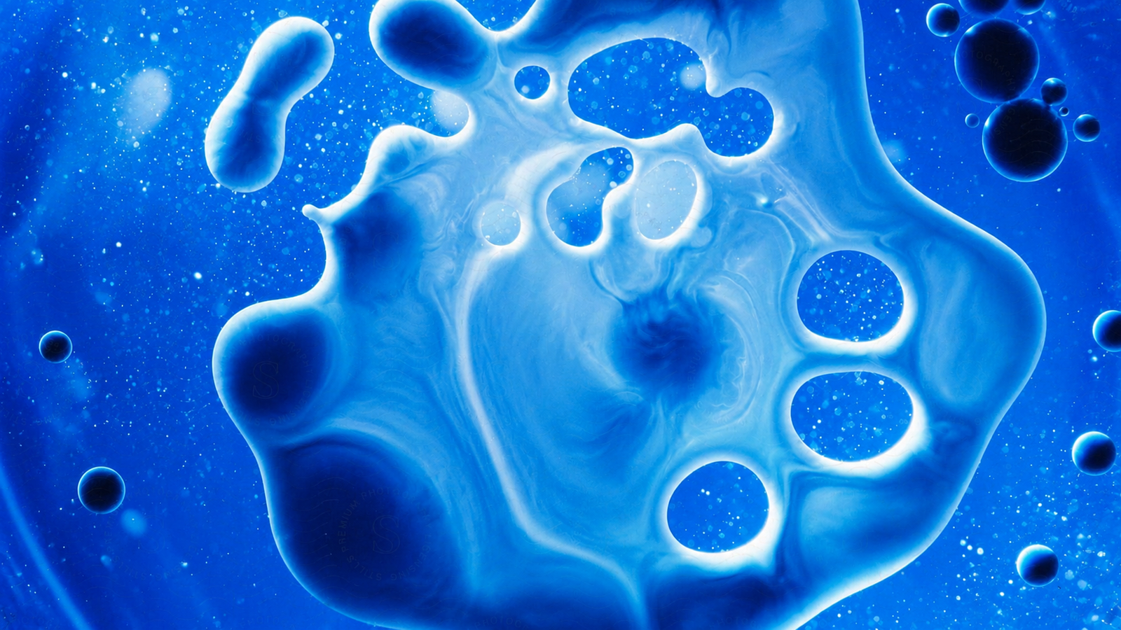 Calm blue abstract — nervous system and blood sugar feature image