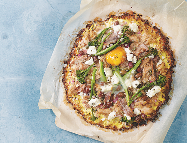 Not So Nicoise Cauliflower Pizza