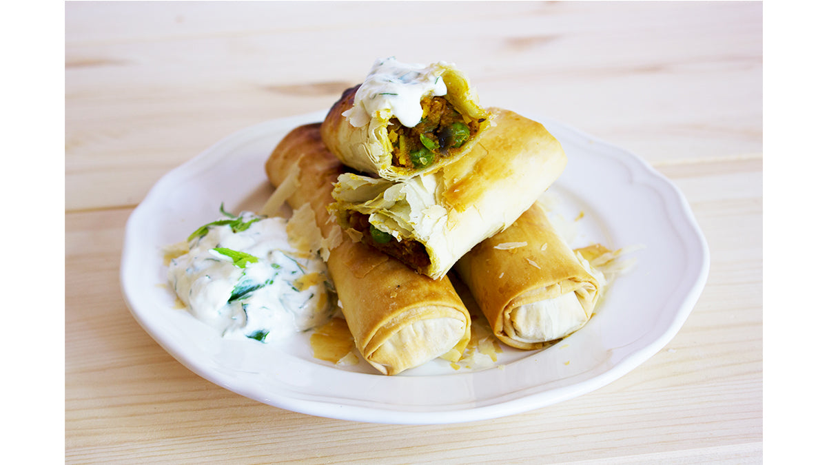 Pumpkin + Coconut Curry Parcels