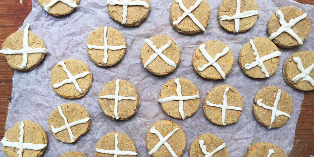 Hot Cross Bun Cookies