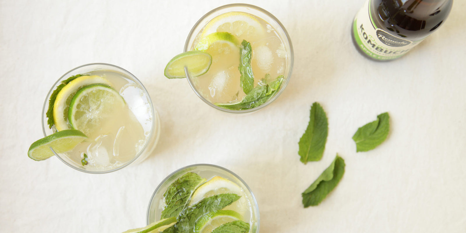 Apple Kombucha Mojito