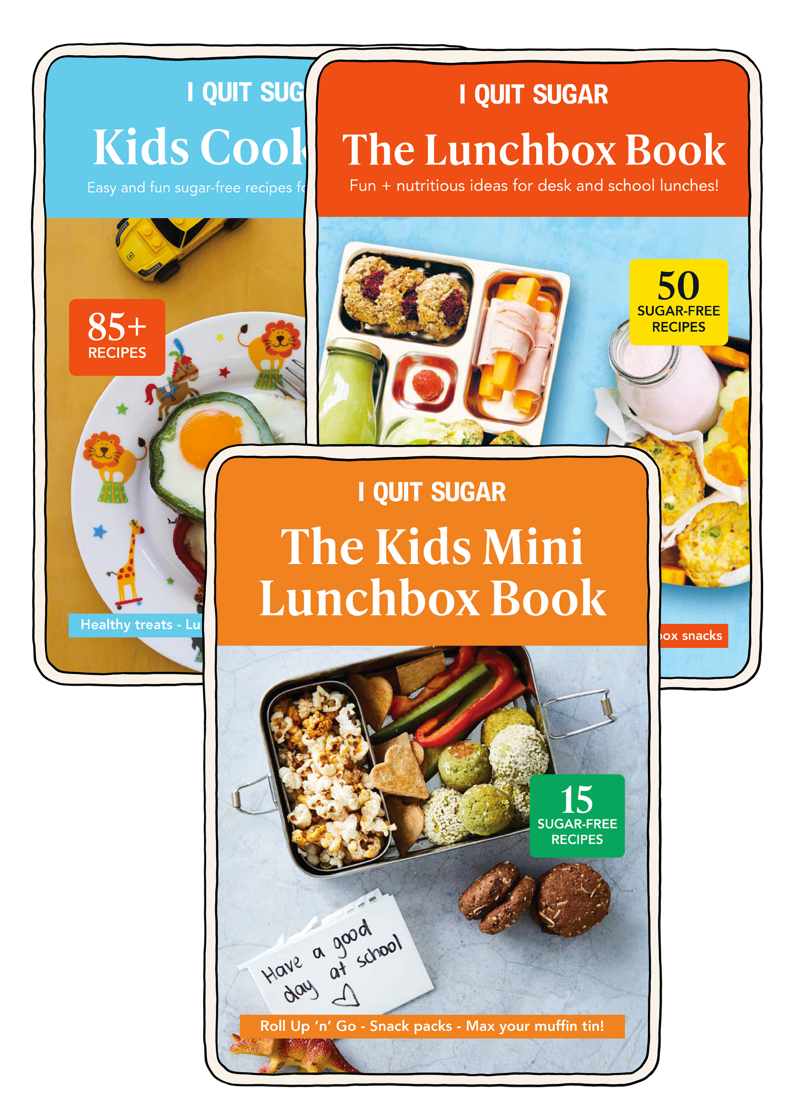 School Holidays eBook Pack- Recipe eBook Bundle - I Quit Sugar