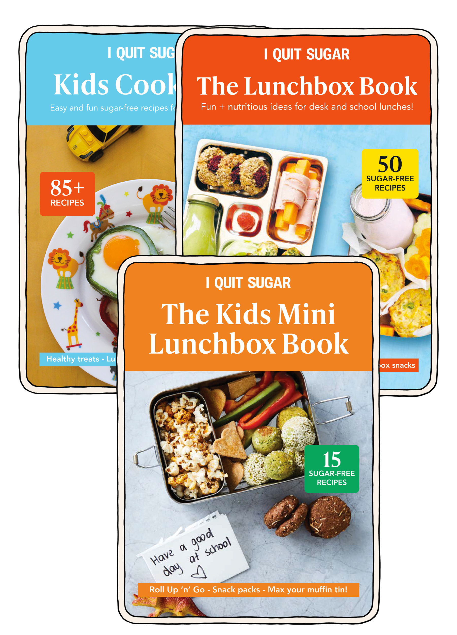 School Holidays eBook Pack- Recipe eBook Bundle - I Quit Sugar